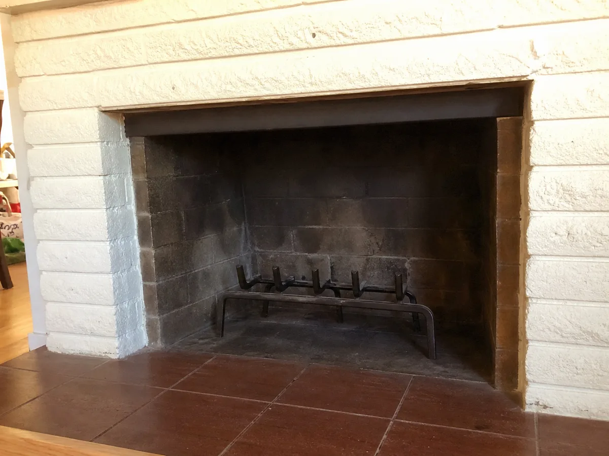Swept fireplace back in service — completed job in Mission Viejo, CA
